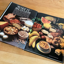 Load image into Gallery viewer, Better Homes and Gardens is known for its fabulous cookbooks. This hardcover cookbook focuses on Meatless Main Dishes inspired recipes. Its 96 pages are filled with amazing  recipes along with many colour photographs. Originally published by Meredith Corporation, USA, 1981. This is the third printing, 1982.   In great vintage condition with normal age-related yellowing.
