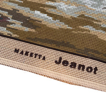 Load image into Gallery viewer, Close-up of needlepoint canvas colour key — Maketta Jeanot branding
