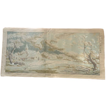 Load image into Gallery viewer, Full view of back of the unworked Collection D'art needlepoint canvas "Escaping the Storm"
