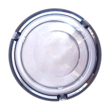 Load image into Gallery viewer, Jacks Daughter of All Trades Vintage Antique Mid-Century Modern Mid Mod Boho Store Shop Reseller Etsy Shopify Toronto Canada Free Porch Pick Up Local Delivery Worldwide Shipping Judy Weinberg Unique Housewarming Gift Sustainable Gift Home Decor Collectible Collector Gift Cottagecore Cottage Shabby Chic purple blue alexandrite neodymium modernist art glass round ashtray Bohemia Glass Czechoslovakia 1950s tobacciana
