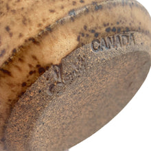 Load image into Gallery viewer, Jacks Daughter of All Trades Vintage Antique Mid-Century Kitsch Store Shop Reseller Etsy Shopify Toronto Canada Free Porch Pick Up Local Delivery Worldwide Shipping Judy Weinberg Unique Housewarming Gift Sustainable Gift Wedding Gift Home Decor Collectible Collector Gift Farmhouse Cottagecore Cottage Lodge Shabby Chic Industrial ochre cream glazed art pottery face mug mustached gentleman Andrew Van Der Putten Pottery Canada 1970s whimsical tableware
