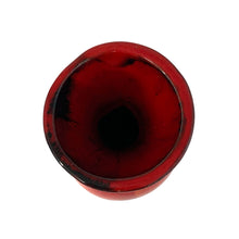 Load image into Gallery viewer, Vintage Orange Red Drip Glaze Art Pottery BudVase, Canada

