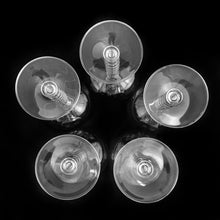 Load image into Gallery viewer, Jacks Daughter of All Trades Vintage Antique Retro Mid-Century Modern Mid Mod Store Shop Reseller Etsy Shopify Toronto Canada Free Porch Pick Up Local Delivery Worldwide Shipping Judy Weinberg Unique Housewarming Hostess Sustainable Gift Home Decor Collectible Collector Him Her Glassware Stemware Connoisseur Bar Barware Cart Happy Hour Party 1990s Mikasa Wine Glass Pearls Stacked Ball Stem Elegant Blown Glass
