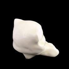 Load image into Gallery viewer, Opposite side view of ceramic white persian cat figurine
