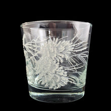 Load image into Gallery viewer, Set of six vintage old fashioned cocktail glasses decorated with raised enamel pinecones frosted with a lovely sparkle. Crafted by Libbey St. Clair, USA, 1960s. These glasses are sure to add a festive flare to your Christmas cocktails!

In excellent condition, no chips.

Measures 3 1/4 x 3 1/8 inches

Capacity 8 ounces
