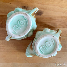 Load image into Gallery viewer, Jacks Daughter of All Trades Vintage Antique Mid-Century Kitsch Store Shop Reseller Etsy Shopify Toronto Canada Free Porch Pick Up Local Delivery Worldwide Shipping Judy Weinberg Unique Housewarming Gift Sustainable Gift Wedding Gift Home Decor Collectible Collector Gift Farmhouse Cottagecore Cottage Lodge Shabby Chic Industrial Hollywood Regency Art Deco gloss Pinecone sugar creamer McCoy Pottery 1940s art pottery Christmas decor tableware
