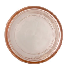 Load image into Gallery viewer, Vintage Jeannette Glass pink depression glass powder jar bottom, showing base

