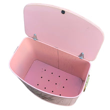 Load image into Gallery viewer, Interior view of vintage Detecto metal laundry hamper showing spacious storage
