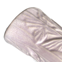 Load image into Gallery viewer, Beautiful vintage Butterfly Line vase glazed in matte lilac, features embossed butterflies and strap handle. Crafted by Nelson McCoy Pottery, early 1940s. This rare pitcher is must for any art pottery collector!

In good vintage condition, no chips, no cracks, no repairs, crazing commensurate with age and manufacturer&#39;s defects. Impressed NM USA mark on the bottom.

Measures 6 x 4 1/2 x 10 1/4 inches
