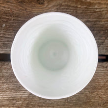 Load image into Gallery viewer, Vintage style Provenzale milk glass rocks tumbler. Crafted by Zefferano America. Makes a sweet planter or accessory organizer.

In excellent condition, no chips.

Measures 3 3/4 x 4 inches
