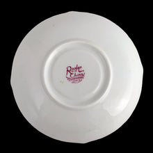 Load image into Gallery viewer, Roslyn China maker's mark on bottom of Sunningdale pattern saucer, Made in England
