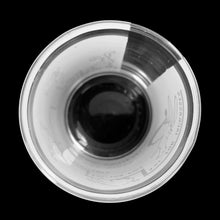 Load image into Gallery viewer, Vintage souvenir of Las Vegas Say When! liquor measuring glass with 1, 2, 3 and 4 ounce levels with fun graphics/text in black against frosted glass. Produced by Libbey Glass, USA. A fun novelty to add to your barware collection!

In excellent condition, free from chips/cracks/wear.

Measures 2 3/16 x 3 1/2 inches
