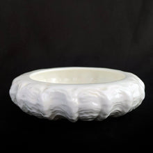 Load image into Gallery viewer, Nature inspired vintage white &quot;Sea Urchin&quot; round porcelain nut dish. Produced by Coalport as part of their Country Ware line, England, circa 1970s.  In excellent condition, free from chips/cracks/repairs.  Measures 4 1/2 x 1 1/4 inches
