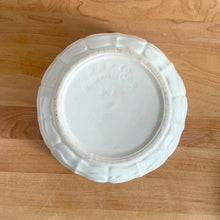 Load image into Gallery viewer, Vintage set of four ceramic 308 mixing bowls, with an exterior pattern of horizontal waves in yellow, mint green, white and robin&#39;s egg blue. Crafted by Robinson Ransbottom Pottery Co., USA, 1960s. A beautiful set to add to your kitchen art pottery collection!

In excellent condition, no chips/cracks/repairs, manufacturer&#39;s glaze pops. Maker&#39;s marks, number 308.
