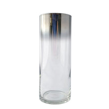 Load image into Gallery viewer, Vintage silver fade glass carafe detail, excellent condition Vitreon Queen's Lusterware 1960s
