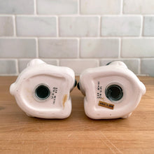 Load image into Gallery viewer, Jacks Daughter of All Trades Vintage Store Shop Etsy Shopify Toronto Canada Free Porch Pick Up Local Delivery Worldwide Shipping Judy Weinberg Unique Hostess Sustainable Gift Home Decor Collector Collectible Tableware Day Farmhouse Cottage Core Shabby Chic Kitchen Snoopy comic character ceramic salt and pepper shakers
