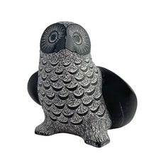 Load image into Gallery viewer, Pay homage to Canadian craftsmanship with this vintage snowy owl sculpture, faithfully reimagined from Thomas McPhee's cherished original. Each figurine is hand-carved using time-tested methods, shaped from a mineral composite that captures soapstone's distinctive warmth and tactile appeal. Born from BOMA Canada's celebrated 1970s–1990s legacy, this delightful piece brings personality and artistic soul to any shelf—a treasure for collectors and nature enthusiasts alike.

