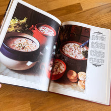 Load image into Gallery viewer, Better Homes and Gardens is known for its fabulous cookbooks. This hardcover cookbook focuses on soups and stews recipes. Its 96 pages are filled with amazing  recipes along with many colour photographs. Originally published by Meredith Corporation, USA, 1978. Large format edition, third printing 1984.   In great vintage condition with normal age-related yellowing.
