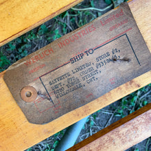 Load image into Gallery viewer, Jacks Daughter of All Trades Vintage Antique Retro Mid-Century Modern Modernist Kitsch Store Shop Reseller Etsy Shopify Toronto Canada Free Porch Pick Up Local Delivery Worldwide Shipping Judy Weinberg Unique Housewarming Hostess Sustainable Gift Home Decor Collectible Collector Gift Farmhouse Cottagecore Cottage Lodge Look Werlich Industries Childs Baby Wood Slat Pull Sled Sleigh 1960s Winter Sport
