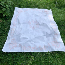 Load image into Gallery viewer, Jacks Daughter of All Trades Vintage Antique Retro Mid-Century Modern Modernist Kitsch Store Shop Reseller Etsy Shopify Toronto Canada Free Porch Pick Up Local Delivery Worldwide Shipping Judy Weinberg Unique Housewarming Hostess Sustainable Gift Home Decor Collectible Collector Mothers Fathers Day Farmhouse Cottage Core Shabby Chic Tablecloth Embroidery Bucilla Kit
