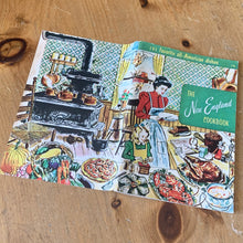 Load image into Gallery viewer, Jacks Daughter of All Trades Vintage Antique Mid-Century Store Shop Reseller Etsy Shopify Toronto Canada Free Porch Pick Up Local Delivery Worldwide Shipping Judy Weinberg Unique Housewarming Gift Sustainable Gift Wedding Gift Home Decor Collectible Collector Gift Farmhouse Cottagecore Cottage Lodge Shabby Chic Industrial The New England Cookbook Staff Home Economists at the Culinary Arts Institute of Chicago 1973 Illustrator Lou Peters Cooking Baking Ephemera
