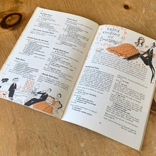 Load image into Gallery viewer, This vintage softcover The New England Cookbook. There are 68 pages with 191 favorite all-American dishes with black and white and colour illustrations and photographs. Prepared by the Staff Home Economists at the Culinary Arts Institute of Chicago. Originally published in 1956 and reprinted in 1973. Illustrated by Lou Peters. A handy guide of fabulous recipes.

In excellent vintage condition, appears unused. Age-related foxing/yellowing of the pages.

Measurements 6 x 8 3/4 inches
