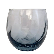 Load image into Gallery viewer, Vintage Libbey “Tiara Blue” Roly Poly Cocktail Glasses – Set of 8 | Swirl Optic | USA, 1970s
