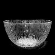 Load image into Gallery viewer, Special Edition 2015 Ultima Thule serving bowl celebrates the 100th anniversary of the birth of Finnish designer Tapio Wirkkala who created this iconic design in 1968 for Iittala, Finland. The bowl pays homage to the icy beauty of the Finnish landscape and was meticulously crafted by Wirkkala himself. This stunning bowl is one of those must-have pieces if you’re an Ultima Thule collector…it’s spectacular design is timeless. Excellent condition, free from chips cracks. Measures 9 1/4 x 4 3/4 inches
