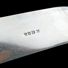 Load image into Gallery viewer, Jacks Daughter of All Trades Vintage  Antique Mid-Century Kitsch Store Shop Reseller Etsy Shopify Toronto Canada Free Porch Pick Up Local Delivery Worldwide Shipping Judy Weinberg Unique Housewarming Gift Sustainable Gift Wedding Gift Home Decor Collectible Collector Gift Farmhouse Cottagecore Cottage Lodge Shabby Chic Victorian silver plate engraved fish boning knife and fork set mother-of-pearl handles Needham Veall &amp; Tyzack England 1920s Elegant cutlery serveware silverware tableware
