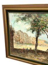 Load image into Gallery viewer, Vintage Italian Oil on Canvas Landscape Painting — Antonio Medros, 1980s
