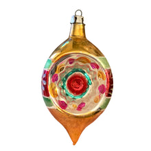 Load image into Gallery viewer, Vintage Polish Mercury Glass Reflector Christmas Ornament
