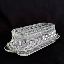 Load image into Gallery viewer, Vintage Wexford Glass Covered Butter Dish | Anchor Hocking USA
