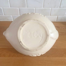 Load image into Gallery viewer, Vintage White &quot;Daisy&quot; Matte Glazed Ceramic Teapot, McCoy Pottery, USA
