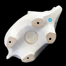 Load image into Gallery viewer, Vintage Modernist White Figural Elephant Ceramic Coin Bank, Jonathan Adler
