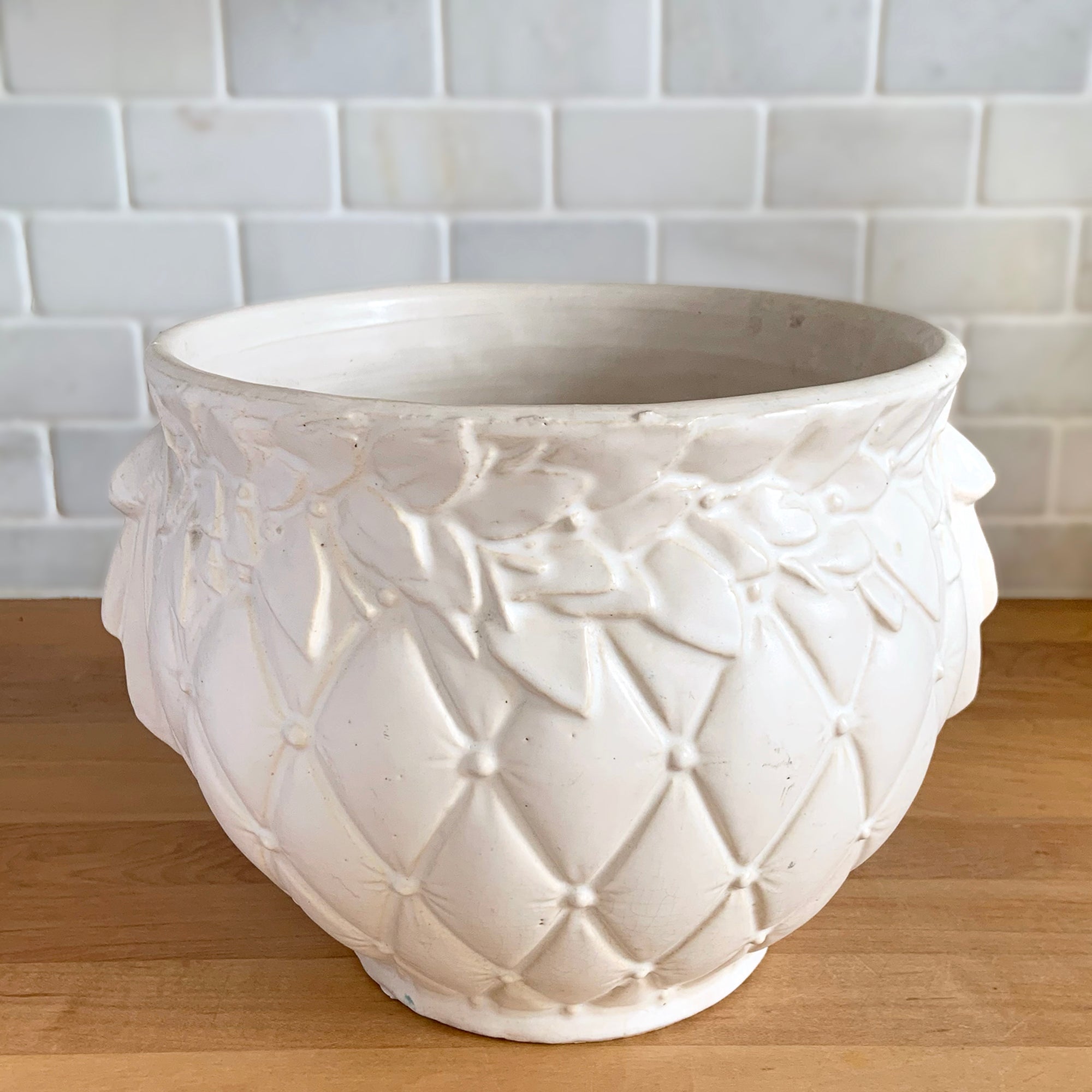 Vintage Aqua Tierra Cushion 9 Inch Jardiniere Planter McCoy Pottery –  Jack's Daughter of All Trades
