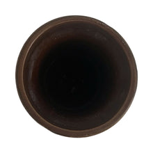 Load image into Gallery viewer, Vintage mid-century moss green and white fat lava glazed art pottery vase, shape 205-32. Crafted by Scheurich, West Germany, 1970s. Add vintage craftsmanship to your home&#39;s decor with this stunning vase!&nbsp;  In excellent condition, no chips/cracks/repairs.  Measures 4 1/2 x 12 3/8 inches

