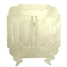 Load image into Gallery viewer, Vintage Yellow &quot;Lorain&quot; Depression Glass Salad Plate, Indiana Glass Company, USA
