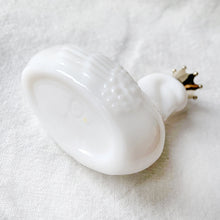 Load image into Gallery viewer, Vintage Trinket Figurine Avon Milk Glass Royal Swan Perfume Bottle Gold Crown Collector Collectible Cologne White Bird of Paradise Home Decor Shabby Chic Cottage Flea Market Style Unique Sustainable Gift Antique Prop GTA Hamilton Toronto Canada shop store community seller reseller vendor farmhouse
