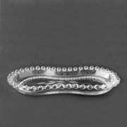 Vintage Cut "Corn Flower" Imperial Candlewick Tray, WJ Hughes, Canada