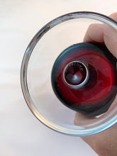 Load image into Gallery viewer, Jacks Daughter of All Trades Vintage Antique Retro Mid-Century Modern Mid Mod Store Shop Reseller Etsy Shopify Toronto Canada Free Porch Pick Up Local Delivery Worldwide Shipping Judy Weinberg Unique Housewarming Hostess Sustainable Gift Home Decor Collectible Collector Him Her Glassware Bar Barware Cart Mad Men Cocktail Happy Hour Party Ruby Red Cavalier Christmas 1970s Cristal D&#39;arques Durand
