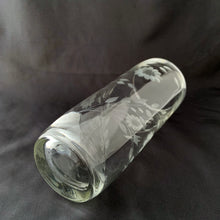 Load image into Gallery viewer, Vintage WJ Hughes Corn Flower Cornflower twelve petal leaf sprays Chrome Lid Etched Cocktail Shaker Party Cocktails Mix Martini Elegant Upscale Entertain Bar Barware Cart Liquor Shaken Glassware Home Decor Boho Bohemian Shabby Chic Cottage Farmhouse Mid-Century Modern Retro Flea Market Style Unique Sustainable Gift Mad Men Antique Prop GTA Hamilton Toronto Canada shop store community seller reseller vendor Freelton
