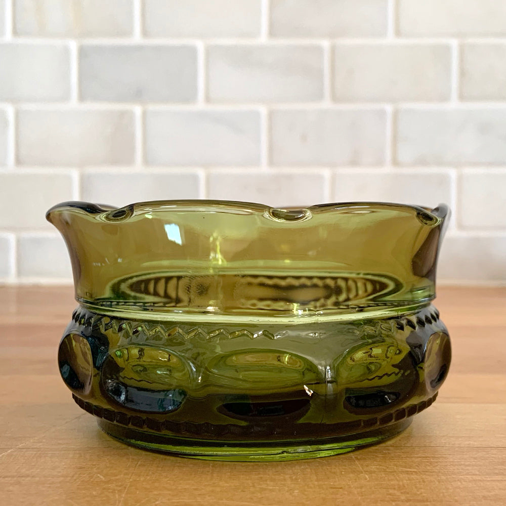 A classic set of six vintage round compote bowls in the 