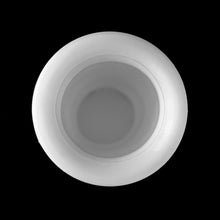 Load image into Gallery viewer, Vintage white milk glass floral bud vase with a elongated hexagon paneled pattern. Produced by the E.O. Brody Glass Company, circa 1960s. This elegant vase is perfect for wedding, bridal arrangements and suits any decor style.

In excellent condition, no chips/cracks.

Measures 2 5/8 x 8 1/2 inches
