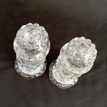 Load image into Gallery viewer, Vintage Crystal Salt and Pepper Shaker Set Emily&#39;s Attic Clear Gorham Germany Tableware Glassware Home Decor Boho Bohemian Shabby Chic Cottage Farmhouse Victorian Mid-Century Modern Industrial Retro Flea Market Style Unique Sustainable Gift Antique Prop GTA Eds Mercantile Hamilton Freelton Toronto Canada shop store community seller reseller vendor brunch breakfast lunch dinner season spice
