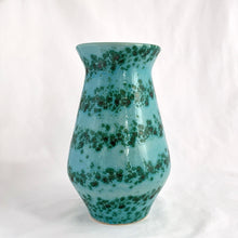 Load image into Gallery viewer, Vintage Turquoise Blue Green Fat Lava Pottery Vase Shape 104 20 Dumler Und Breiden West Germany Decorating Tableware Glassware Home Decor Boho Bohemian Shabby Chic Cottage Farmhouse Victorian Mid-Century Modern Industrial Retro Flea Market Style Unique Sustainable Gift Antique Prop GTA Eds Mercantile Hamilton Freelton Toronto Canada shop store community seller reseller vendor Floral Flower Bouquet Arrangement Collector Collection Collectible
