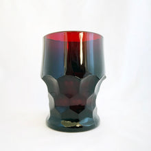 Load image into Gallery viewer, Vintage &quot;Georgian Ruby&quot; 9 Ounce Flat Glass Tumbler, Anchor Hocking, USA
