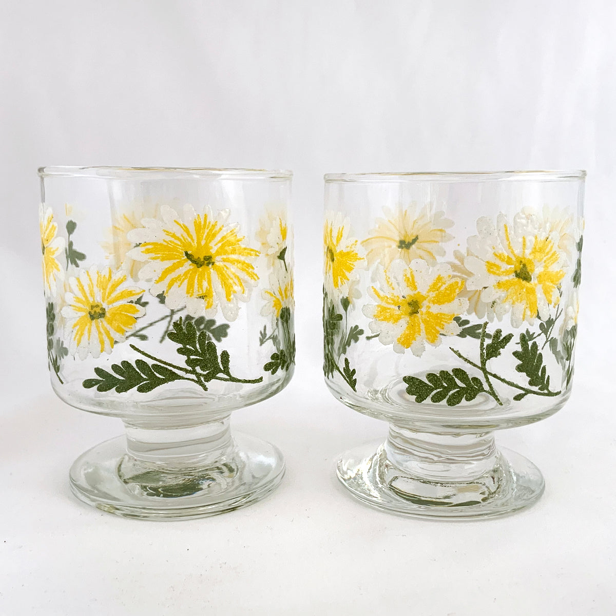 Vintage White and Yellow 