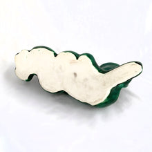 Load image into Gallery viewer, Fantastic vintage retro ceramic figural planter of a bikini clad, sunglass wearing sexy lounging green frog. A great decor piece or plant this froggy some hair with your fave houseplant or succulent. It&#39;s just so funky and in the running to be voted the internet&#39;s &#39;sexiest&#39; frog!   In excellent  condition free from chips/cracks.  Measures 12&quot; x 4-1/2&quot; x 5&quot;
