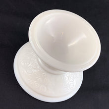 Load image into Gallery viewer, Jacks Daughter of All Trades Vintage Antique Mid-Century Kitsch Store Shop Reseller Etsy Shopify Toronto Canada Free Porch Pick Up Local Delivery Worldwide Shipping Judy Weinberg Unique Housewarming Gift Sustainable Gift Wedding Gift Home Decor Collectible Collector Gift Farmhouse Cottagecore Cottage Lodge Shabby Chic Industrial milk glass pedestal multi-size candle holder tableware
