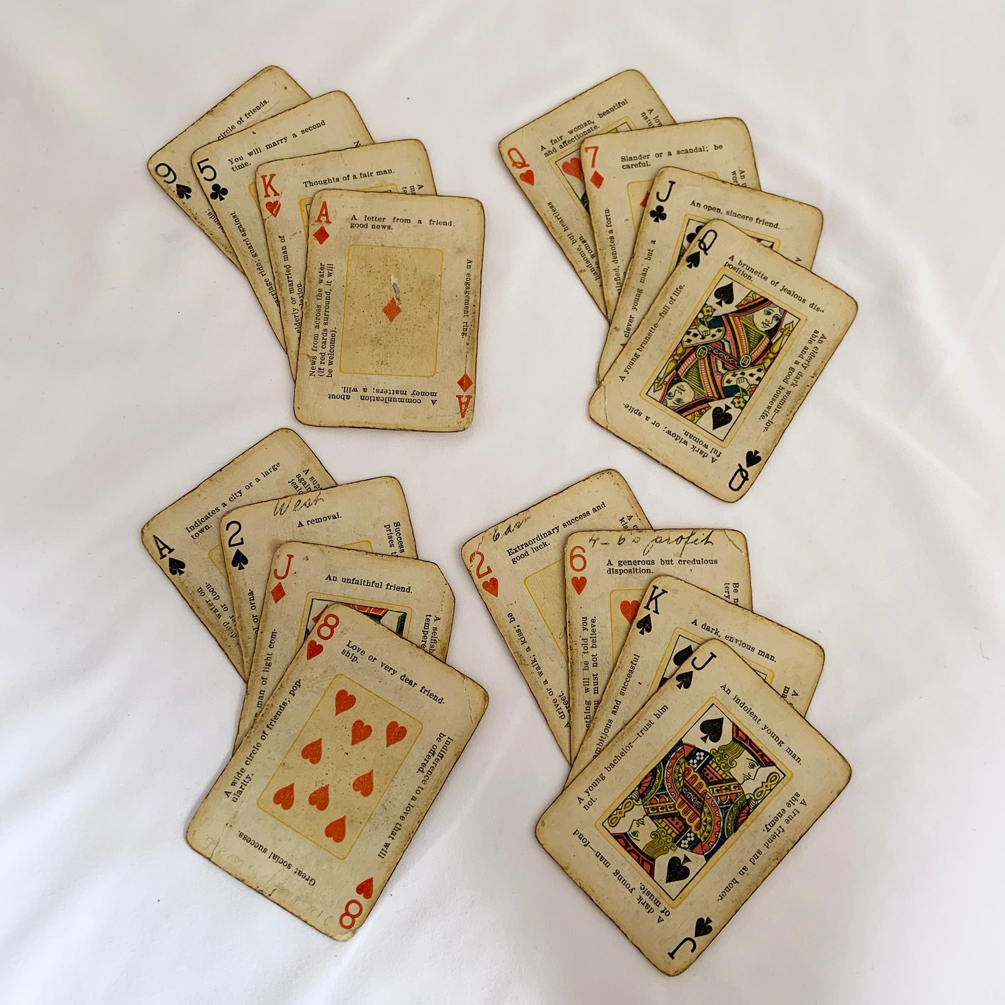 Vintage The Nile Fortune Telling Cards in Black Case w/ Snap Button En –  Jack's Daughter of All Trades